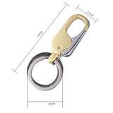 Metal Car Key Chain Key Ring with Two Rings