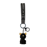 Nordic Style Cat Keychain Bag Pendant Couple Accessories Car Keychain