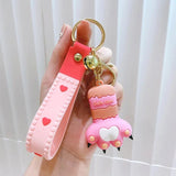 Cat Claw Pendant Keychain Soft PVC Jewelry Paws Animal Fortune Paw
