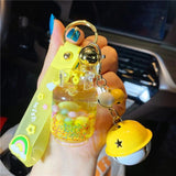 Oil Candy Bean Gas Tank Keychain Liquid Pendant