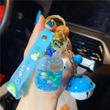 Oil Candy Bean Gas Tank Keychain Liquid Pendant