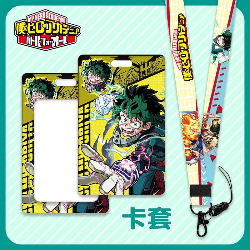 MHA Todoroki Shouto Keychain Phone Charm Credit Card Sleeve Fans Gift