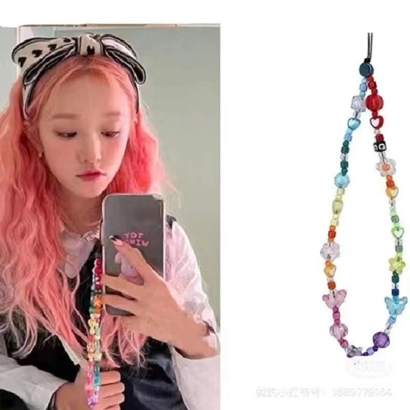 DIY Rainbow Phone Chain for Women