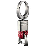 Hand Woven Leather Rope Key Chain Horseshoe Buckle Car Keychains