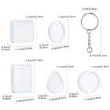 20 Pcs Silicone Resin Earring Jewelry Casting Molds For DIY Jewelry Making