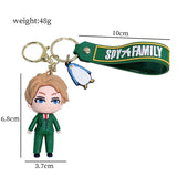 Spy X Family Anya Loid Forger 3D Keyrings Twilight Cosplay Props Key Chain