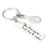 Heart Hook Line Sinker Keychains, Fishing Lure Hook Couple Jewelry