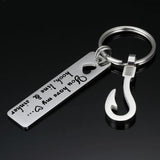 Heart Hook Line Sinker Keychains, Fishing Lure Hook Couple Jewelry