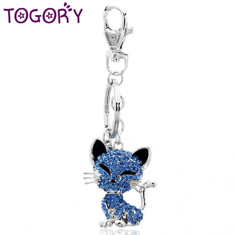 Opals Crystal Enamel HandBag Keyrings Keychains For Car Purse Bag