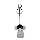 Poodle Keychain Stainless Steel Key Ring for Women