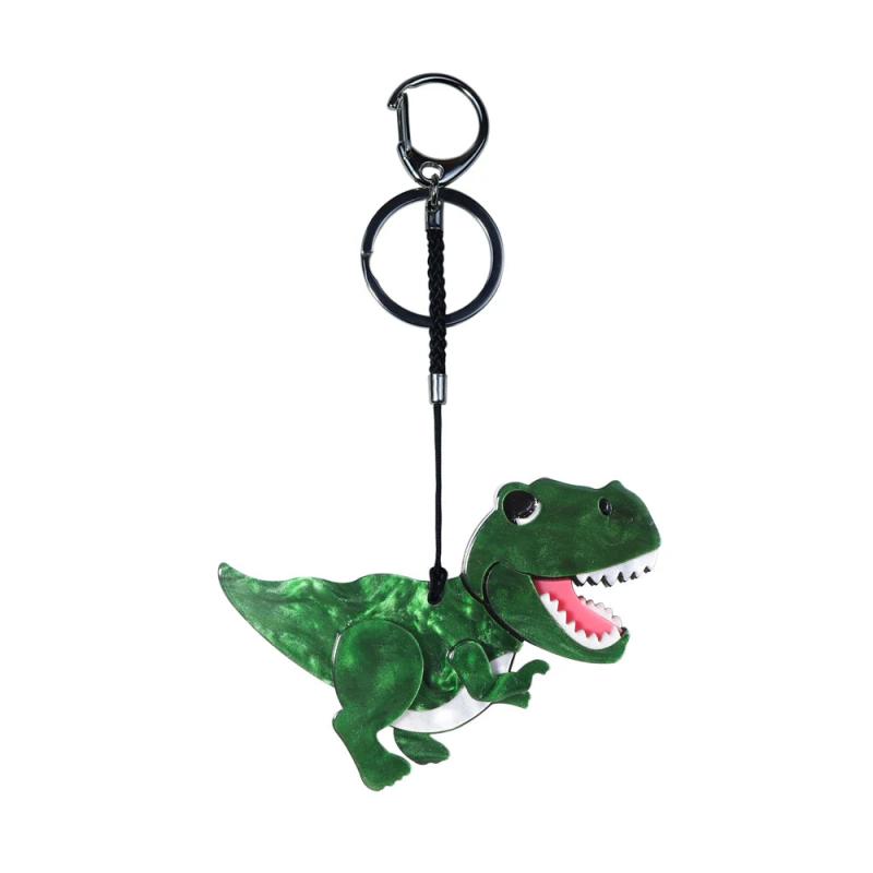 Acrylic Dinosaur Key Chain Animal Corsage Jewelry for Women