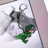 Acrylic Dinosaur Key Chain Animal Corsage Jewelry for Women