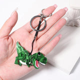 Acrylic Dinosaur Key Chain Animal Corsage Jewelry for Women