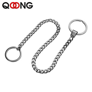 Stainless Steel Keychain Wallet Belt Keyring Rock Punk Trousers Hipster Pant