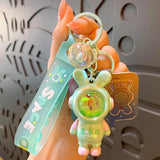 Spaceman Rabbit Sunset Lamp Keychain Projector