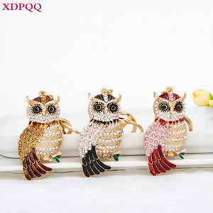 Owl Shape Keychain Bag Pendant Memorial Gift