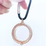 Crystal Air Tag Case Keychain Airtag Holder Anti Lost Wallet Cover Rhinestone