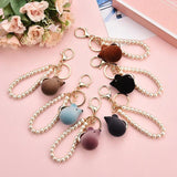 Zodiac Mouse Keychain Furry Bag Key Chain