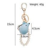 Zodiac Mouse Keychain Furry Bag Key Chain
