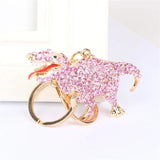 Dino Dragon Key Chain Rhinestone Pendant Charm