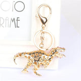 Dino Dragon Key Chain Rhinestone Pendant Charm