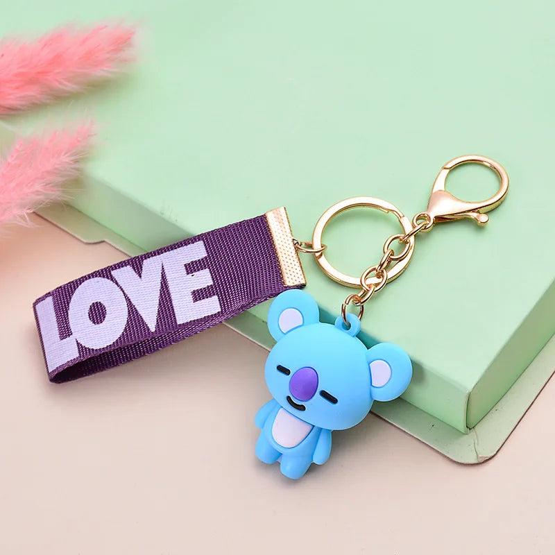 Cute Cartoon Key Chain Handbag Accessory