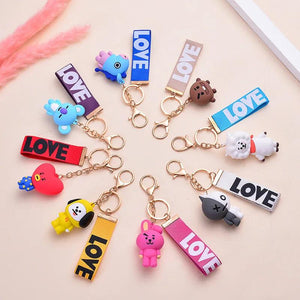 Cute Cartoon Key Chain Handbag Accessory