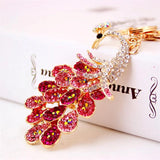 Vintage Charm Crystal Choker Pendant Keyfob
