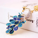 Vintage Charm Crystal Choker Pendant Keyfob