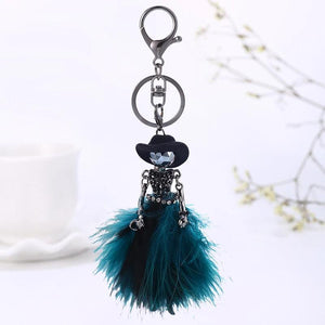 Flower Keychain Baby Car Pendant Girls Bag Charm Christmas Gift