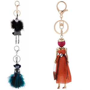 Flower Keychain Baby Car Pendant Girls Bag Charm Christmas Gift