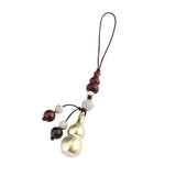 Brass Gourd Pendant Stupa Keychain Hanging Necklace Jewelry