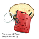PUBG Fragment Stun Glare Gasoline Barrel Weapon Model Fuel Bucket Keychain