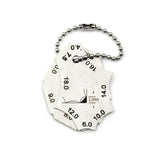 2pcs Welding Gauge Key Ring Mini Pocket Gage Key Chain Weld Seam Test Ulnar