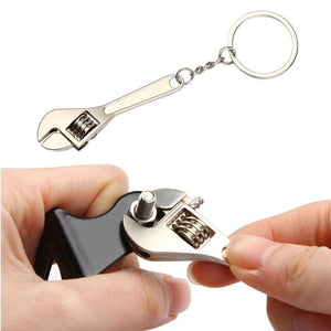 Portable Car Metal Keychain Universal Spanner For Repairing Tools Men
