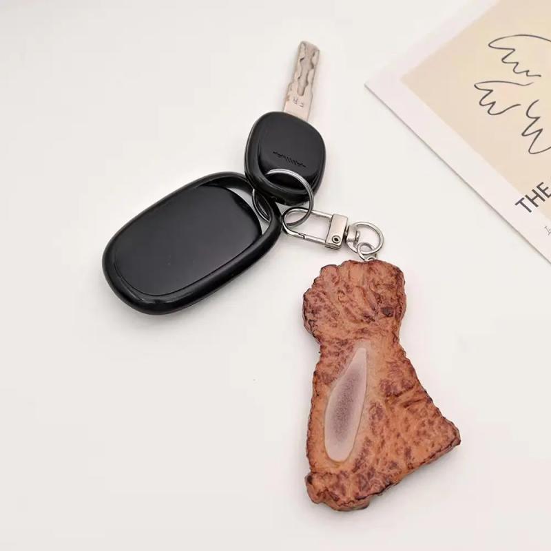 Cowboy Bone Keychain Photography Props Personalized Fun Students Schoolbag Penda