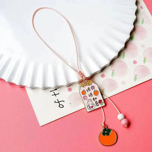 Good Luck Persimmon Ruyi Phone Pendant Bag Hanging Key Chain