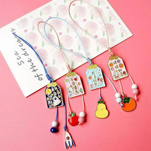 Good Luck Persimmon Ruyi Phone Pendant Bag Hanging Key Chain