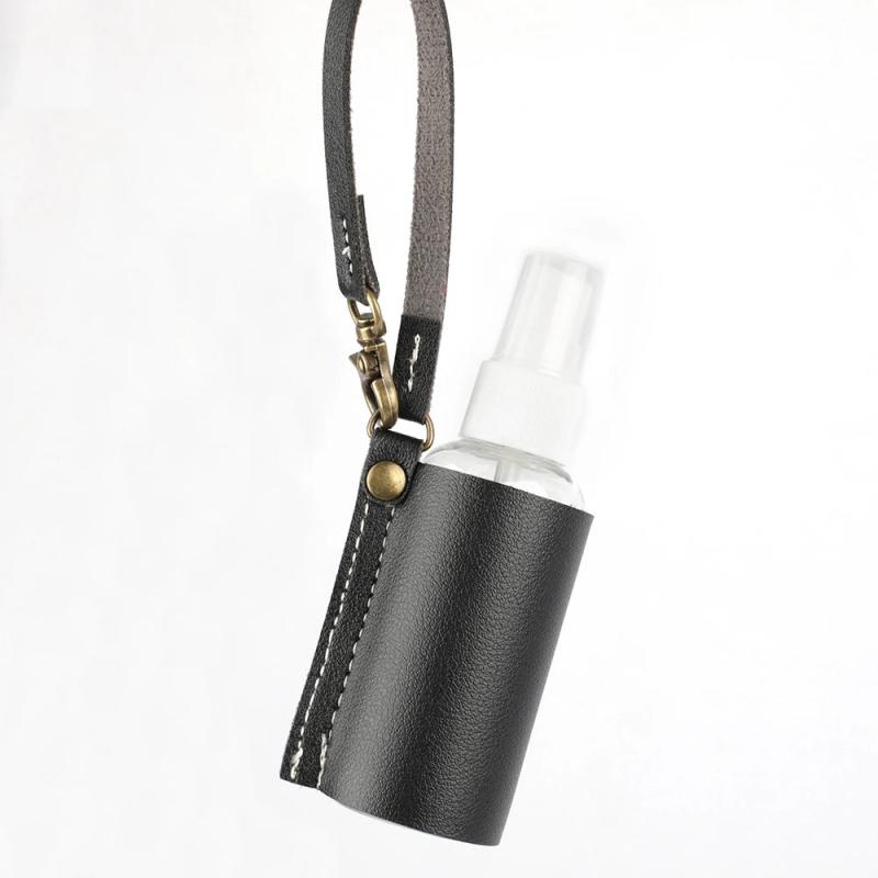 Hand Sanitizer Leather Case Keychain 60ML