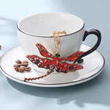 Rhinestone Dragonfly Metal Keychain Bag Pendant