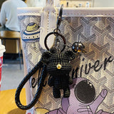 Resin Doll Wool Bear Key Chain Car Bag Pendant Gift Keyring for Girls