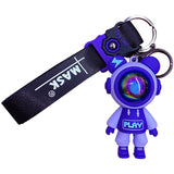 Lightning Bear Keychain Astronaut Play Bear Doll Keyring Bag Pendant