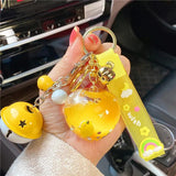 Floating Liquid Bottle Keychain Holiday Gift