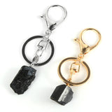 Tourmaline Keychain Bag Charm Holder Car Key Ring Women Men Jewelry