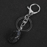 Tourmaline Keychain Bag Charm Holder Car Key Ring Women Men Jewelry