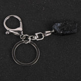 Tourmaline Keychain Bag Charm Holder Car Key Ring Women Men Jewelry