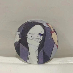 Undertale Sans Badges Pins Cosplay Anime Brooches Couples Metal Accesorios Gift