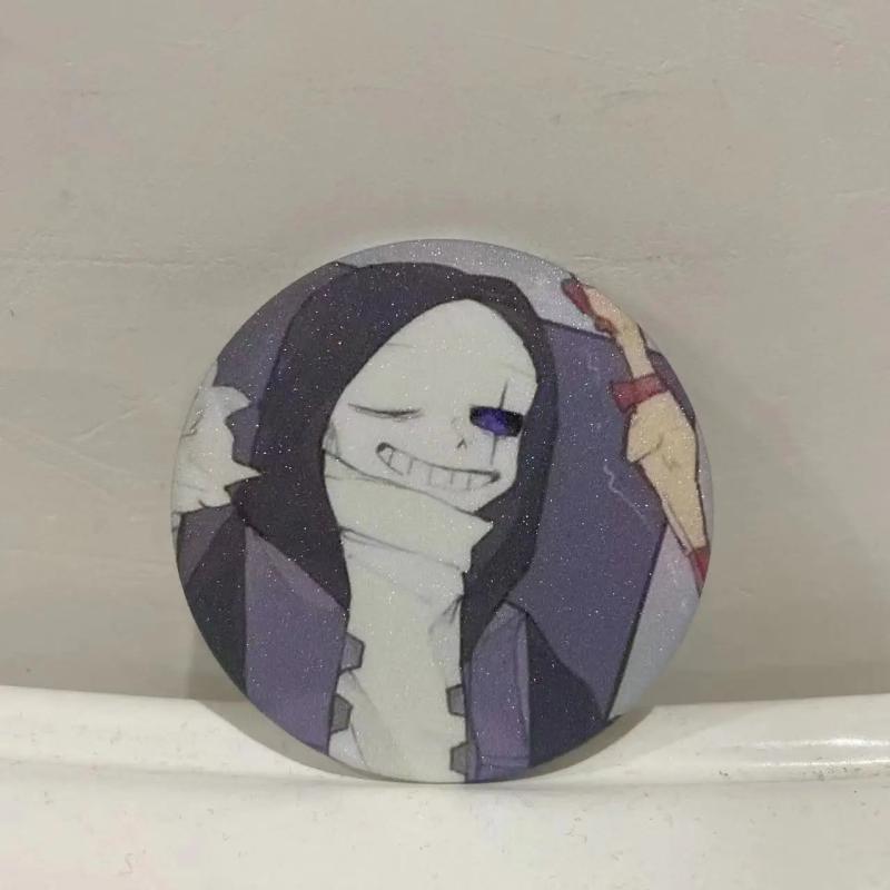 Undertale Sans Badges Pins Cosplay Anime Brooches Couples Metal Accesorios Gift