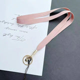 Hand-Woven Neck Rope Love Pendant Key Sling
