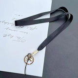 Hand-Woven Neck Rope Love Pendant Key Sling